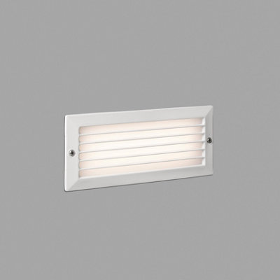 Luminosa Lighting Luminosa Stripe Outdoor Led Recessed Wall Light White 5W 3000K Ip54 from B&Q