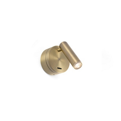 Luminosa Lighting Luminosa Boc Led Bronze Reading Light 3W 3000K from B&Q