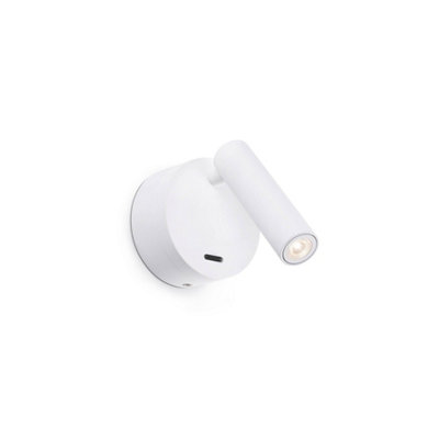 Luminosa Lighting Luminosa Boc Led White Reading Light 3W 3000K from B&Q