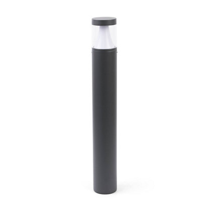 Luminosa Lighting Luminosa Plim Outdoor Led 1 Dark Grey Bollard 10W 3000K Ip65 from B&Q