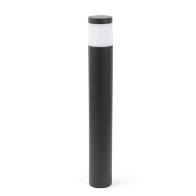 Luminosa Lighting Luminosa Plim Outdoor Led 2 Dark Grey Bollard 10W 3000K Ip65 from B&Q
