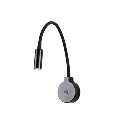 B&Q -  Luminosa Pixie Led Reading Light Black 3W 2700K