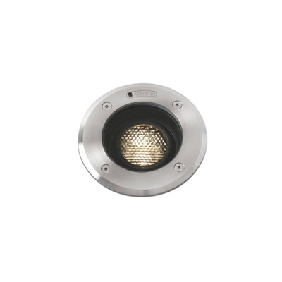 B&Q -  Luminosa Geiser Outdoor Led Recessed Ground Light Tiltable 7W 3000K 10Deg. Ip67