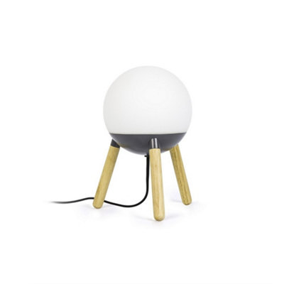Luminosa Lighting Luminosa Mine Table Lamps Globe Table Lamp E27 Grey
