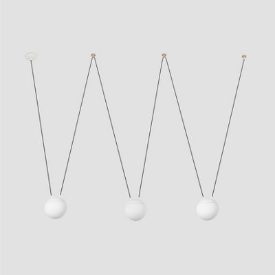 Netlighting Unisex White Mine Light Suspension Pendant E27 Size 3 - Image 3