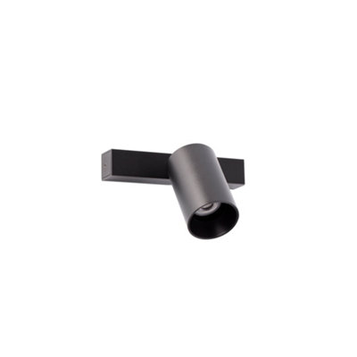 Luminosa Lighting Luminosa Stan Wall Ceiling Lamp 1X Gu10 Black