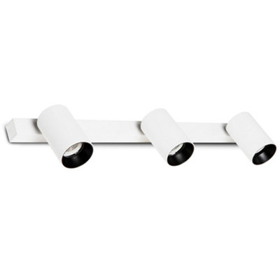 B&Q -  Luminosa Stan Wall Ceiling Lamp White 3X Gu10