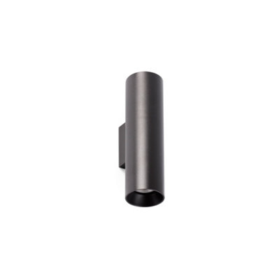 Luminosa Lighting Luminosa Stan Up Down Wall Light Black 2X Gu10 from B&Q
