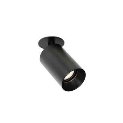 Luminosa Lighting Luminosa Stan Recessed Ceiling Light Black 1X Gu10 from B&Q