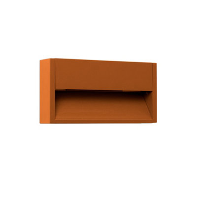 Luminosa Lighting Luminosa Grada Outdoor Surface Mounted Led Wall Lamp Rust 6W 3000K Ip54 from B&Q