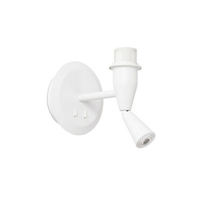 Luminosa Lighting Luminosa Mambo/Conga/Samba Reading Light Wall Light White, E27, 3000K Light/White