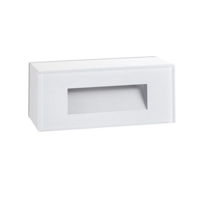 Luminosa Lighting Luminosa Dart Outdoor Led Recessed Wall Light White 5W 2700K Ip65 from B&Q