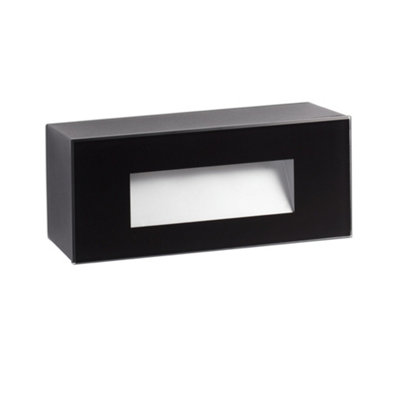 Luminosa Lighting Luminosa Dart Outdoor Led Recessed Wall Light Black 5W 2700K Ip65 from B&Q