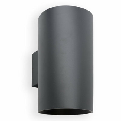 Luminosa Lighting Luminosa Thon Led Up Down Wall Light Grey 2X 20W 3000K