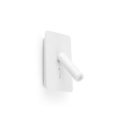 Luminosa Lighting Luminosa Suau Led Reading Light White With Usb 3W from B&Q