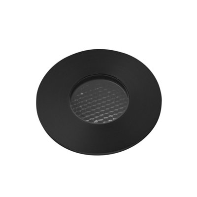 Luminosa Lighting Luminosa Grund Outdoor Led Recessed Ground Lamp Anodized Black 7W 3000K Ip67 from B&Q