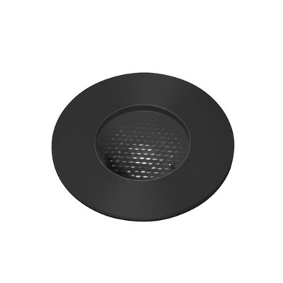 Luminosa Lighting Luminosa Grund Outdoor Led Recessed Ground Lamp Anodized Black 13W 3000K Ip67 from B&Q