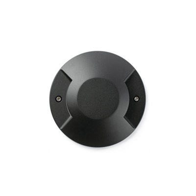Luminosa Lighting Luminosa Loth Outdoor Led Recessed Ground Light Black 2X 6W 3000K Ip67 from B&Q