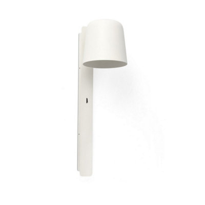 B&Q -  Luminosa Tila White Down Wall Lamp