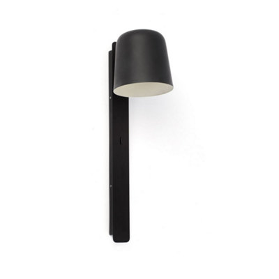 B&Q -  Luminosa Tila Black Down Wall Lamp
