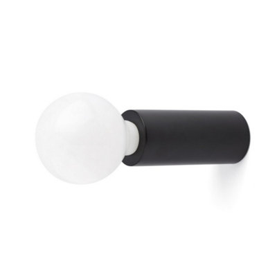Luminosa Lighting Luminosa Ten-140 Wall Light BlackE27 from B&Q