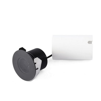 Luminosa Lighting Luminosa Grund Outdoor Recessed Downlight Ceiling Light BlackLedIp67 from B&Q