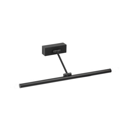 Luminosa Lighting Luminosa Magritte-2 Integrated Led Picture Light Wall Light Black3000K from B&Q