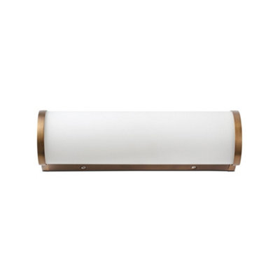 Luminosa Lighting Luminosa Danubio Integrated Led Bathroom Over Mirror Light Bronze2700KIp44 from B&Q