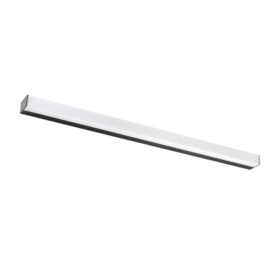 Luminosa Lighting Luminosa Nilo-2 Integrated Led Bathroom Over Mirror Light Black3000KIp44 from B&Q