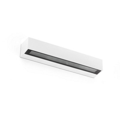 Luminosa Lighting Luminosa Doro-20 Integrated Led Up Down Lighter Outdoor Wall Light White3000KIp65 from B&Q