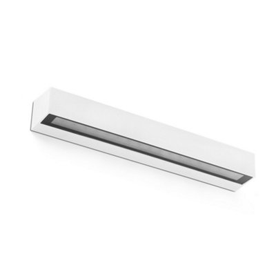 Luminosa Lighting Luminosa Doro-28 Integrated Led Up Down Lighter Outdoor Wall Light White3000KIp65 from B&Q