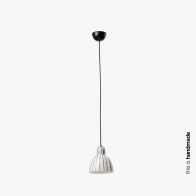 Luminosa Lighting Luminosa Venice Stripes Dome Pendant Lamp from B&Q