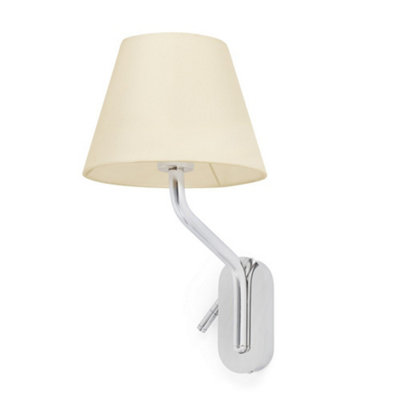 Luminosa Lighting Luminosa Eterna Reading Light Wall Light ChromeE27 from B&Q
