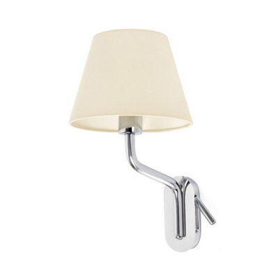 Luminosa Lighting Luminosa Eterna Reading Light Wall Light ChromeE27 from B&Q