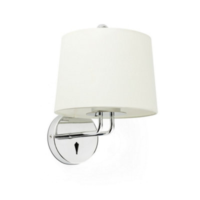 Luminosa Lighting Light Luminosa Ing Luminosa Montreal Wall With Shade Chrome, E27 Size 32