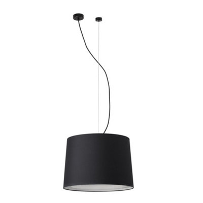 Luminosa Lighting Luminosa Conga BlackBlack Pendant Lamp 450 from B&Q