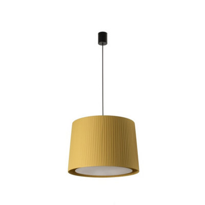 Luminosa Lighting Luminosa Samba Cylindrical Pendants YellowE27 from B&Q
