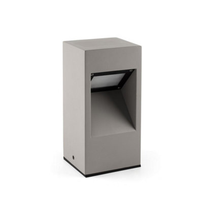 Luminosa Lighting Luminosa Cast Bollards Outdoor Ground Light GreyLedIp65 from B&Q