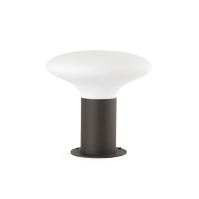 Luminosa Lighting Luminosa Blubs Outdoor Pedestal Light Dark Grey 1X E27 Ip44 from B&Q