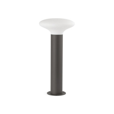 Luminosa Lighting Luminosa Blubs Outdoor Bollard Dark Grey 1X E27 Ip44 from B&Q