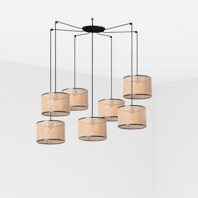 Luminosa Lighting Luminosa Mambo Cylindrical Pendants BeigeE27 from B&Q