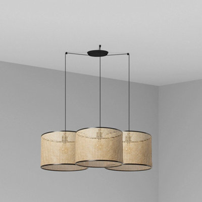 Luminosa Lighting Luminosa Mambo Cluster Pendant Ceiling Light BeigeE27 from B&Q