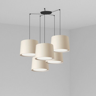 Luminosa Lighting Luminosa Conga Cluster Pendant Ceiling Light WhiteE27 from B&Q