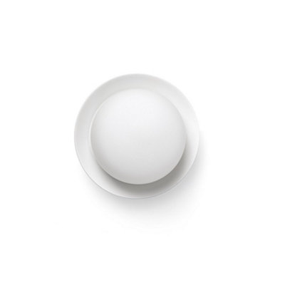 B&Q -  Luminosa May Led White Flush WallCeiling Lamp Ip44