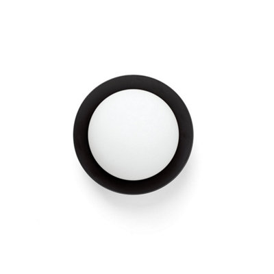 Luminosa Lighting Luminosa May Led Black Flush WallCeiling Lamp Ip44 from B&Q