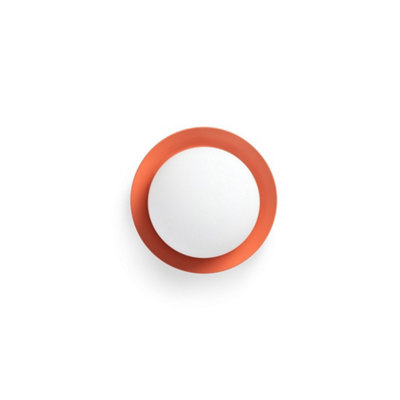 Luminosa Lighting Luminosa May Led Coral Flush WallCeiling Lamp Ip44 from B&Q