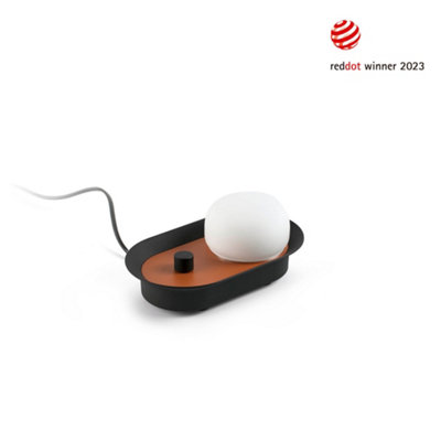 Luminosa Lighting Luminosa Maya Terracotta Wall Lamp 8W 2700K Black