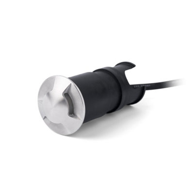 Luminosa Lighting Luminosa Kane Led Recessed Outdoor Ground Light Matt Nickel 2700K Ip67Three Direction from B&Q