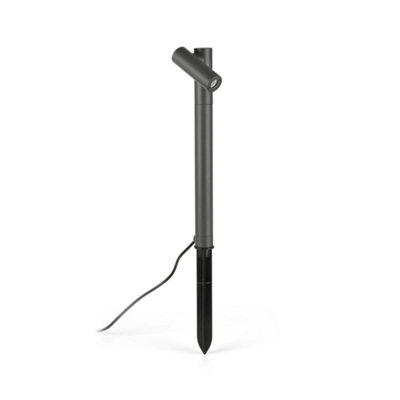 Luminosa Lighting Luminosa Spy 435 Dark Grey Led Spike Lamp 6W 3000K Ip65 from B&Q