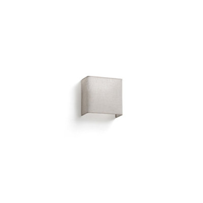 Luminosa Lighting Luminosa Otton Square Linen Wall Lamp from B&Q